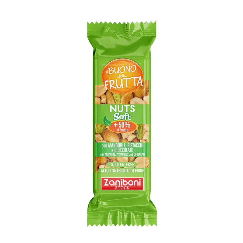 NUTS MANDORLE E PISTACCHI BARRETTE Gr35 Pz.20