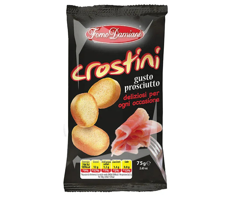 CROSTINI PROSCIUTTO Gr.75 P.32