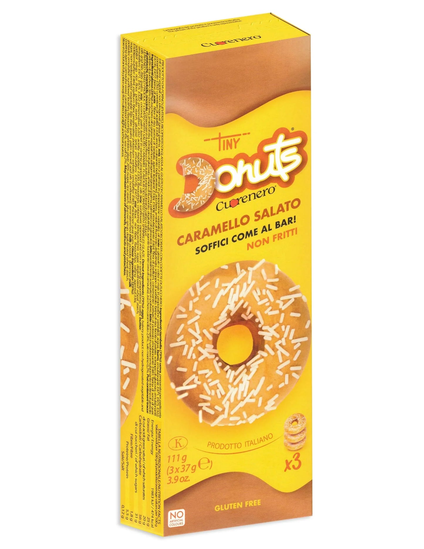 TINY DONUTS CAREMELLO SALATO SENZA GLUTINE